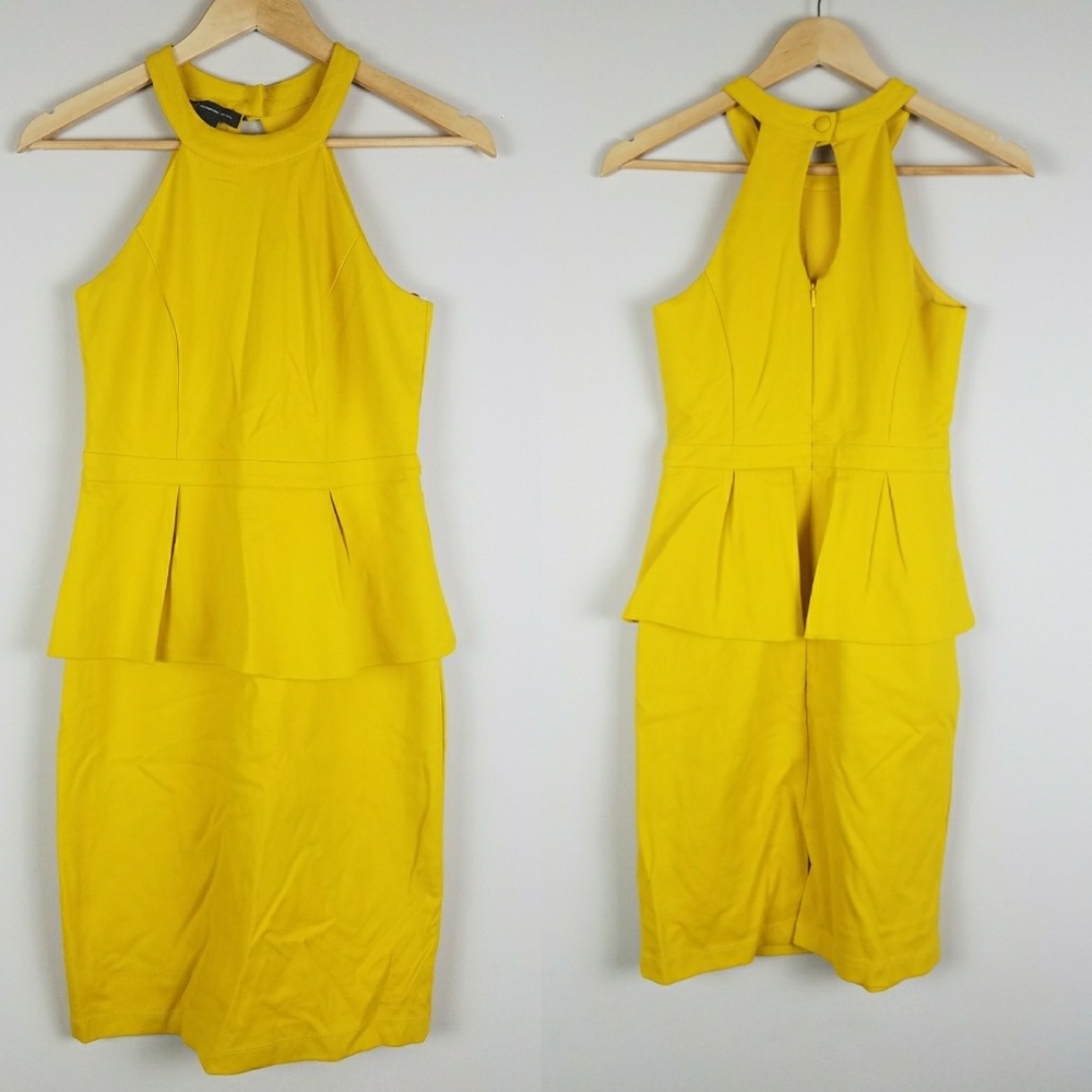 INC International Concepts yellow cocktail dress